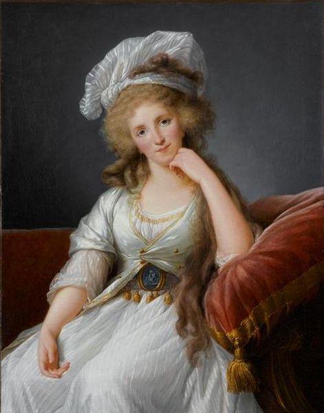 eisabeth Vige-Lebrun Luisa Maria Adelaida de Borbon Penthievre oil painting picture